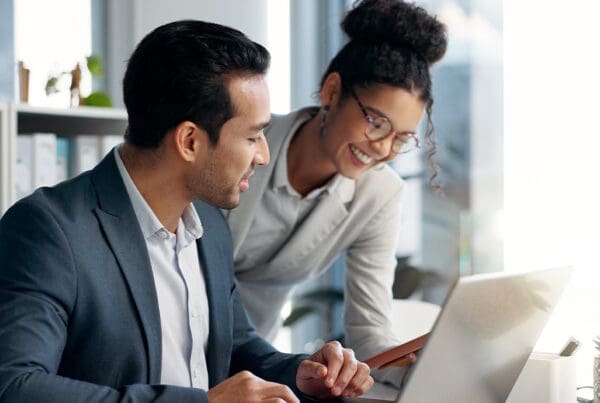 Business Insurance - Business People in the Office Doing Research for Collaboration Project